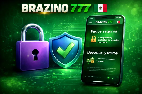 Banner Brazino 777 con licencia Antillephone License Validation, balanza de justicia, mazo judicial y tablet con certificado legal